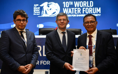 [10TH WORLD WATER FORUM PRESS RELEASE] 10th World Water Forum Agrees on New Commitment for River Basin Management