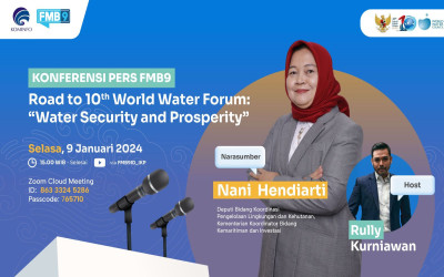Konferensi Pers Road to 10th World Water Forum: "Water Security and Prosperity"