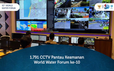 1.791 CCTV Pantau Keamanan World Water Forum Ke-10
