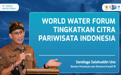 World Water Forum ke-10 Tingkatkan Citra Pariwisata Indonesia
