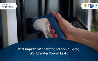 PLN siapkan 52 charging station dukung World Water Forum ke-10