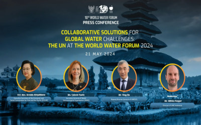 Press Conference "Collaborative Solutions for Global Water Challenges: The UN at the World Water Forum 2024"